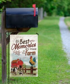 the best memories are made on the farm flag 2767