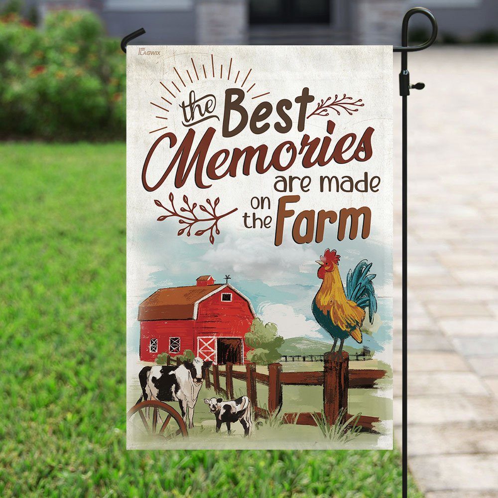 The Best Memories Are Made On The Farm Flag - Image 6
