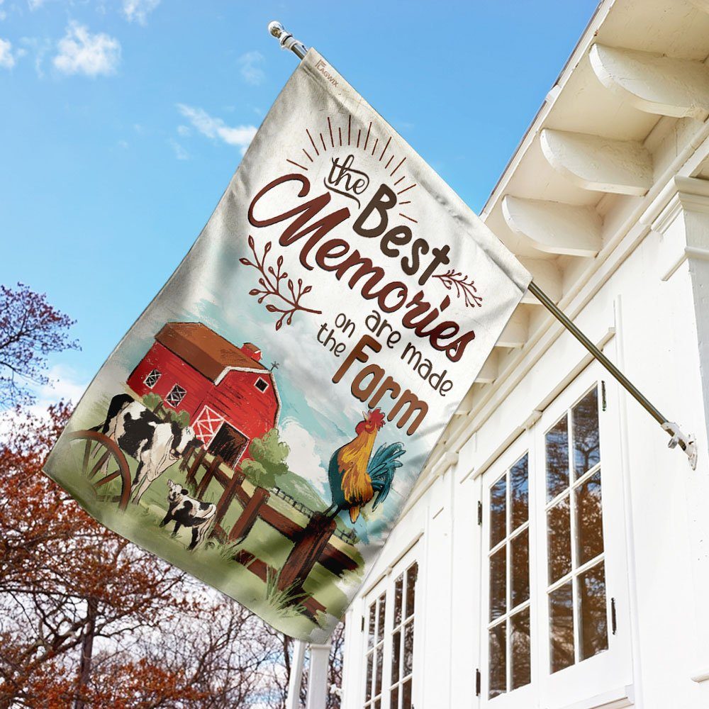 The Best Memories Are Made On The Farm Flag - Image 4