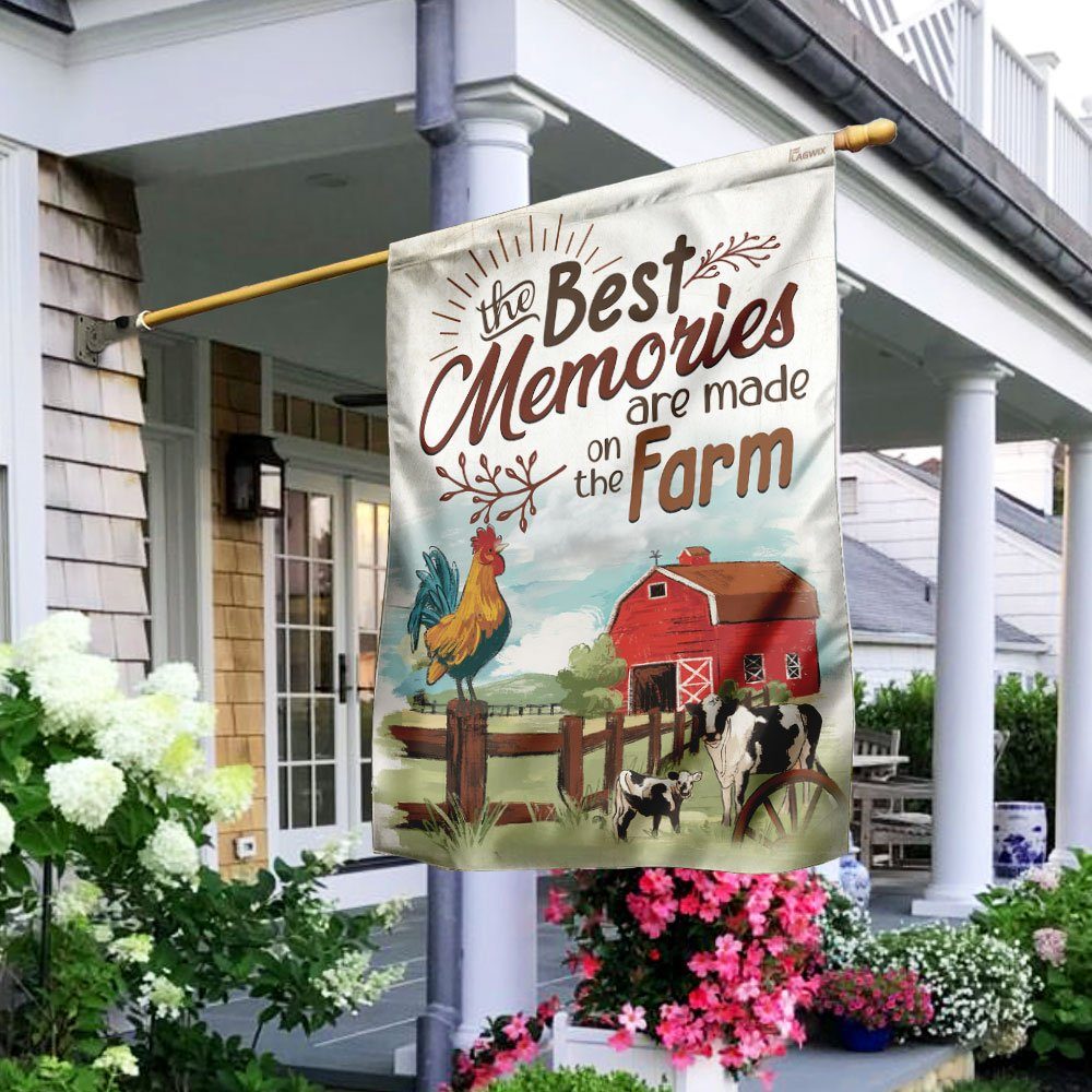 The Best Memories Are Made On The Farm Flag - Image 3