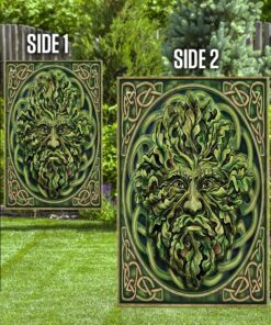 the celtic green man flag 2457