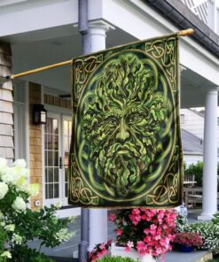 The Celtic Green Man Flag