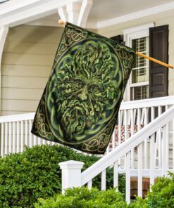 the celtic green man flag 5758