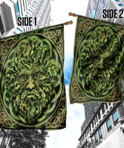 the celtic green man flag 6463