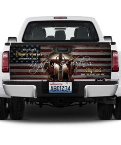the cross of jesus christ flagwix™ god jesus cross america truck tailgate decal sticker wrap 4028