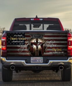The Cross Of Jesus Christ Flagwix™ God Jesus Cross America Truck Tailgate Decal Sticker Wrap