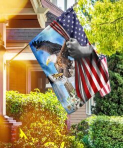 The Eagle And The Cross. Christian Flag