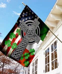 the irish celtic cross flag 5444