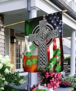 the irish celtic cross flag 7468
