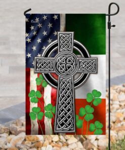 the irish celtic cross flag 8081