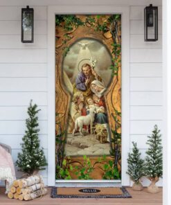 The Key To Happiness Jesus Door Cover