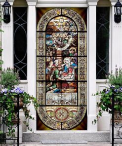 the nativity of jesus door cover 3818