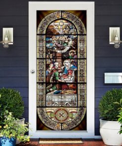 the nativity of jesus door cover 6055