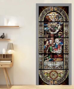 the nativity of jesus door cover 7879
