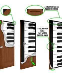the piano keys door cover 6215