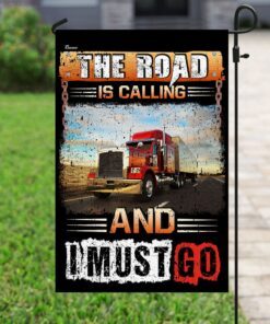 the road is calling and i must go flag 5590