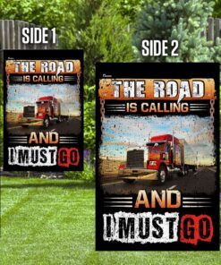 the road is calling and i must go flag 8094