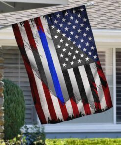 the thin blue line american us flag thb3814f 3355