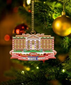 The White House 2022 Gingerbread Christmas Ornament BNN621O