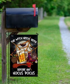 the witch needs beer before any hocus pocus flag 1664