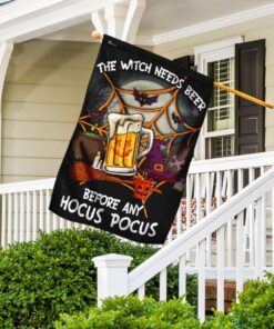 the witch needs beer before any hocus pocus flag 4813