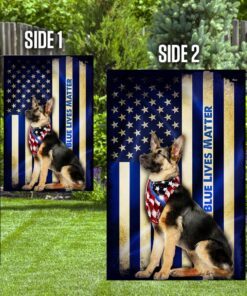 thin blue line german shepherd flag 3849