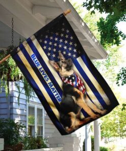 thin blue line german shepherd flag 4624
