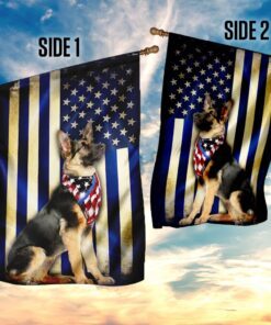 thin blue line german shepherd flag 7632