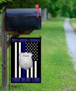 thin blue line police flag 4691