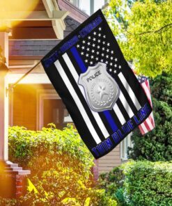 thin blue line police flag 4717
