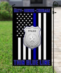 thin blue line police flag 5450