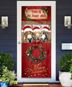 this is my happy place donkey door cover 5788