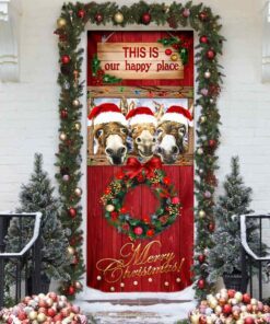 This Is My Happy Place Donkey Door Cover