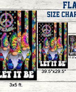 three hippie gnomes let it be flag mln228f 4183