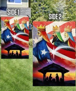 three kings, three wise men, nativity of jesus, puerto rico flag tpt471f 5649