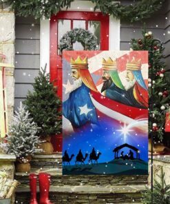 three kings, three wise men, nativity of jesus, puerto rico flag tpt471fv1 2961