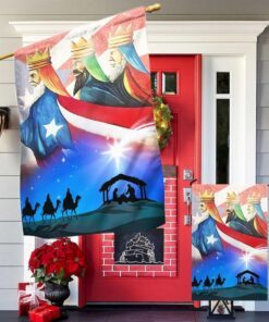 three kings, three wise men, nativity of jesus, puerto rico flag tpt471fv1 5613