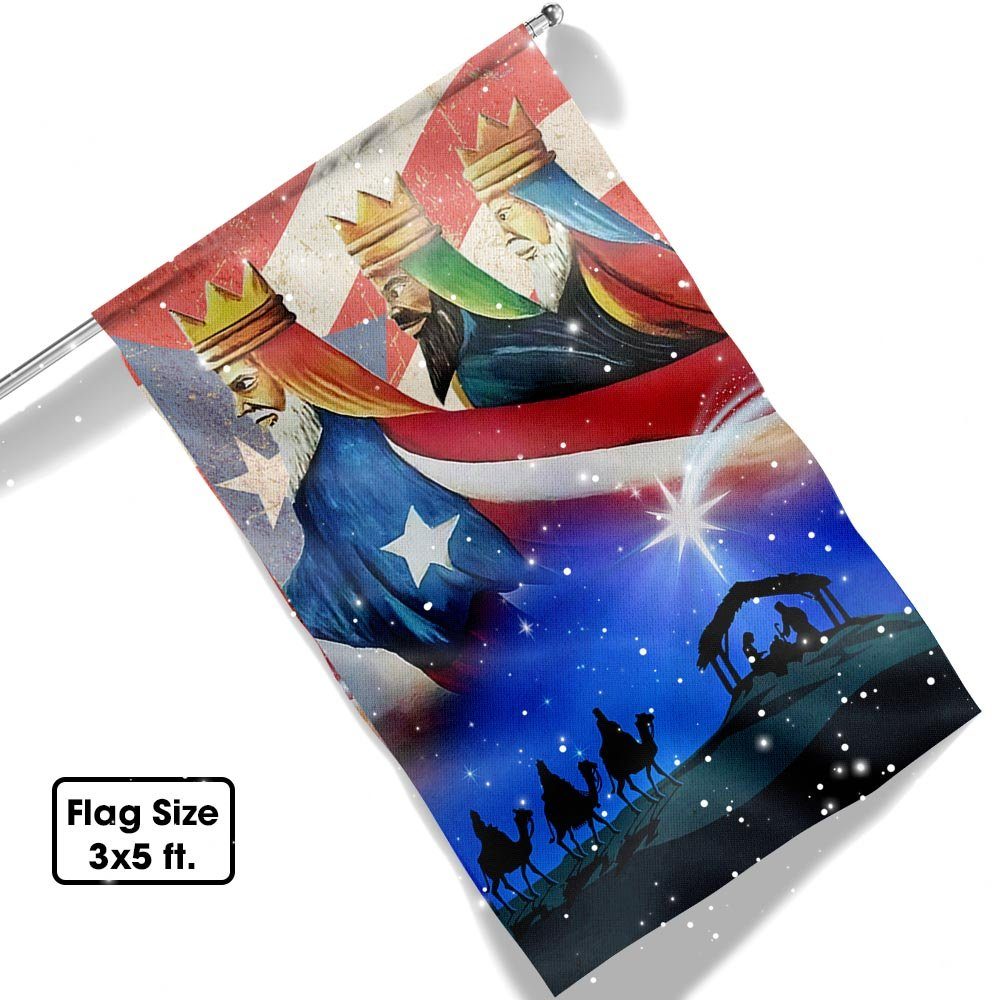 Three Kings, Three Wise Men, Nativity Of Jesus, Puerto Rico Flag TPT471Fv1 - Image 6