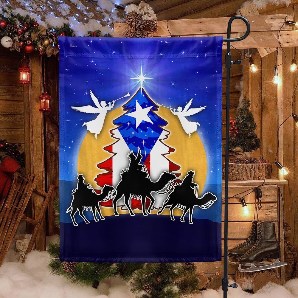 Three Kings And The Star of Bethlehem Puerto Rico Flag BNN726F - Image 3