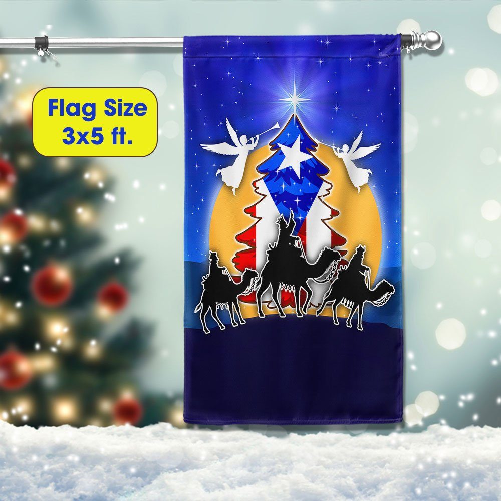 Three Kings And The Star of Bethlehem Puerto Rico Flag BNN726F - Image 6