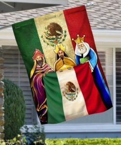 Three Kings Day Mexico Flag Three Wise Men Honor Flag MLN802F