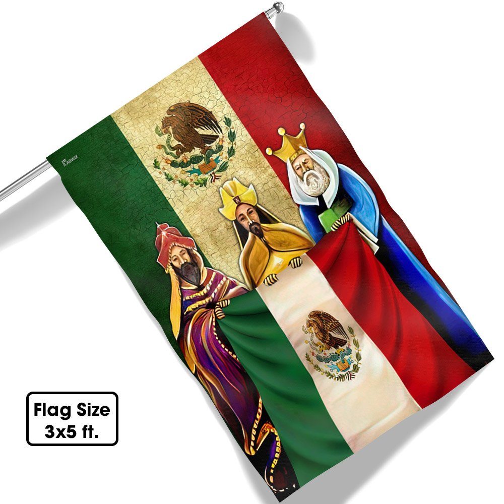 Three Kings Day Mexico Flag Three Wise Men Honor Flag MLN802F - Image 7