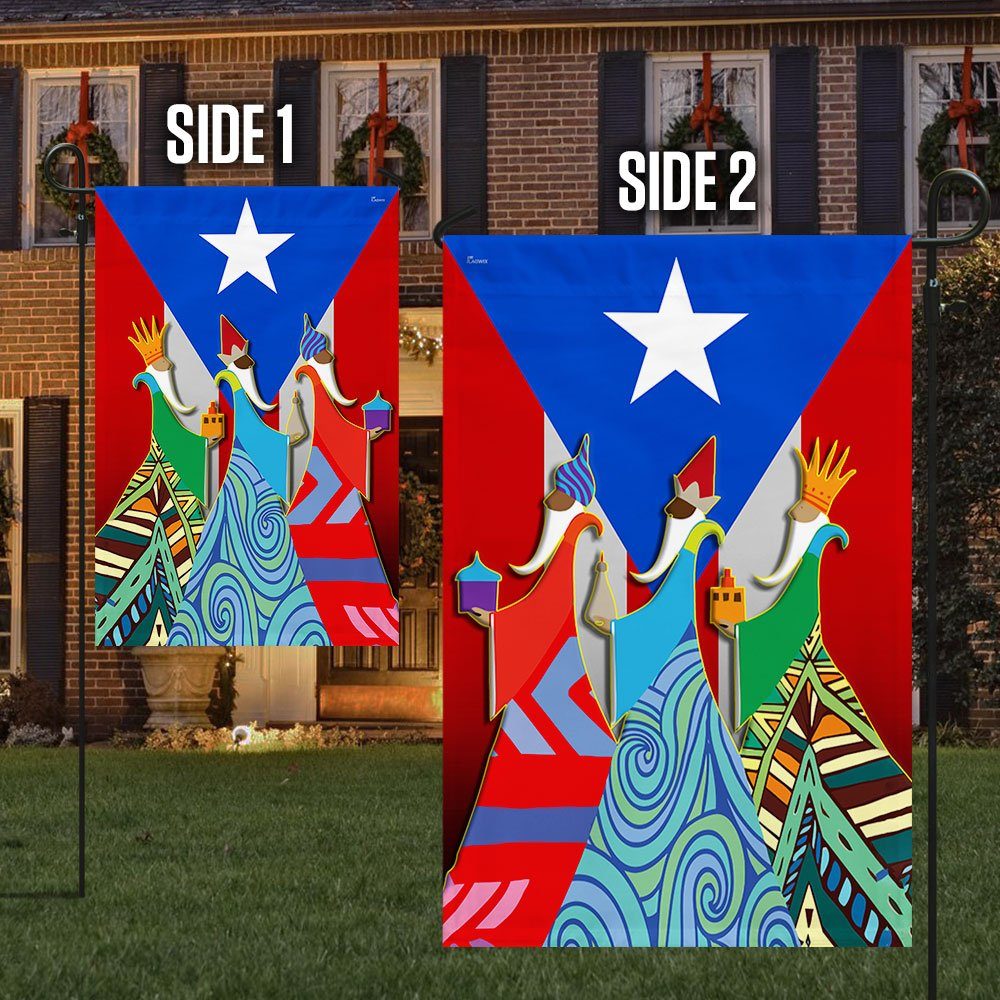 Three Kings Day Puerto Rico Flag We Three Kings Three Wise Men TQN732F - Image 4