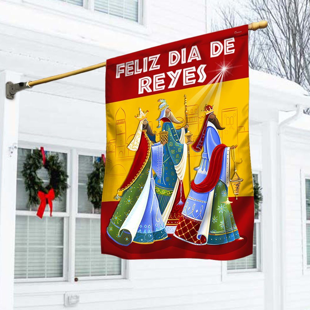 Three Kings Epiphany Feliz Dia De Reyes Spain Flag MLN797F