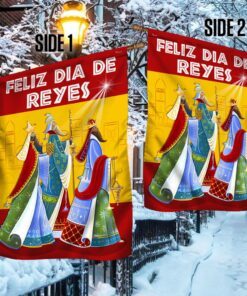 three kings epiphany feliz dia de reyes spain flag mln797f 7269