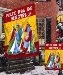 three kings epiphany feliz dia de reyes spain flag mln797f 7550