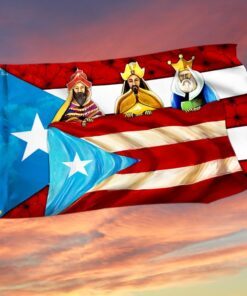 Three Kings Puerto Rico Grommet Flag MLN746GF