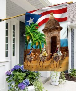 Three Kings Three Wise Men Nativity Of Jesus Puerto Rico Flag MLN792F
