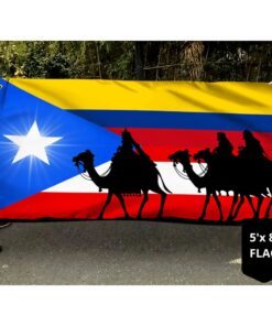 three wise men puerto rico and columbia grommet flag lnt743f 5375