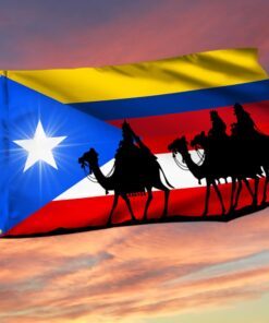 Three Wise Men Puerto Rico And Columbia Grommet Flag LNT743F
